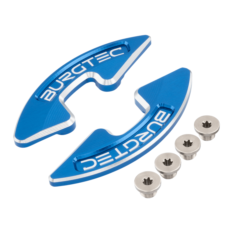 Burgtec - Chainring Bash Guard Pair in Deep Blue