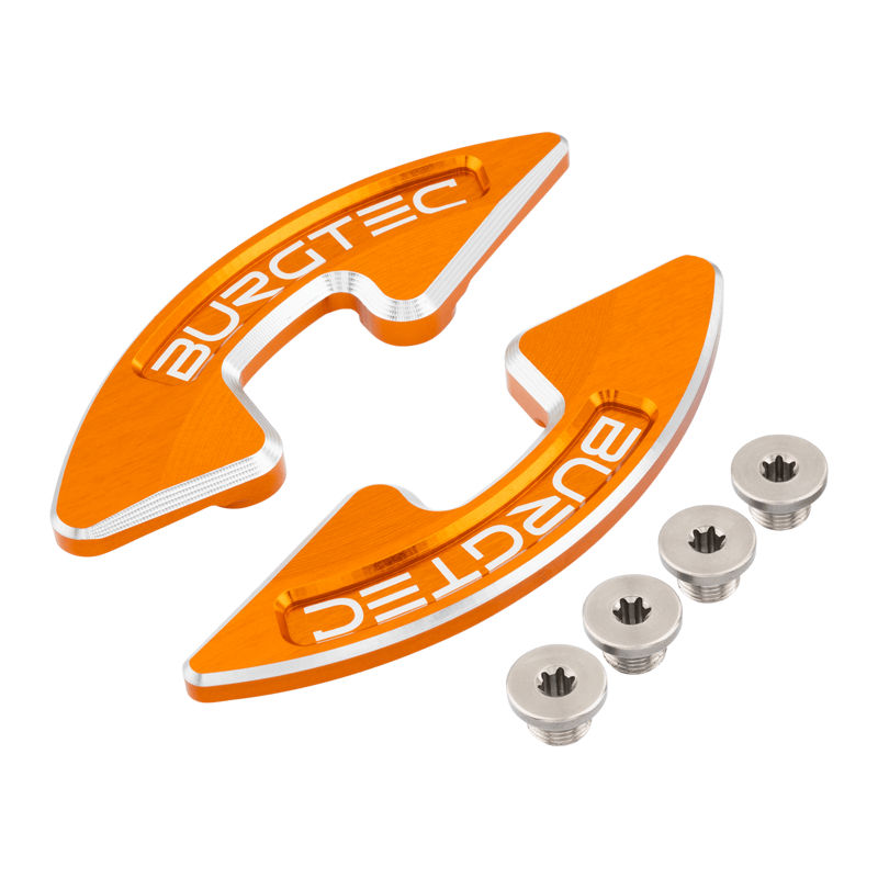 Burgtec - Chainring Bash Guard Pair in Iron Bro Orange