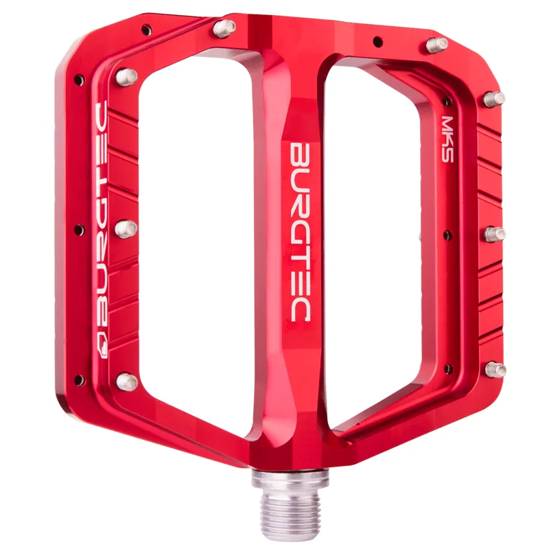 Burgtec - Penthouse Flat Pedals MK5 - Race Red