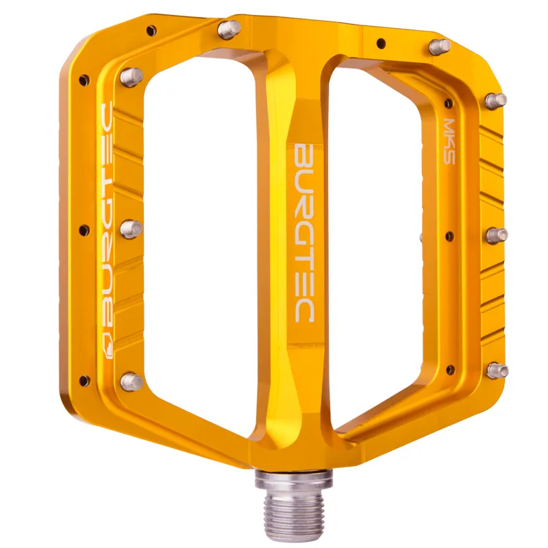 Burgtec - Penthouse Flat Pedals MK5 - Burgtec Bullion Gold