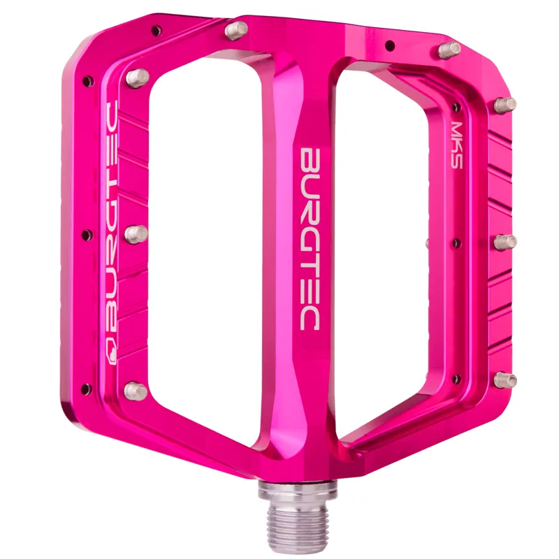 Burgtec - Penthouse Flat Pedals MK5 - Toxic Barbie Pink
