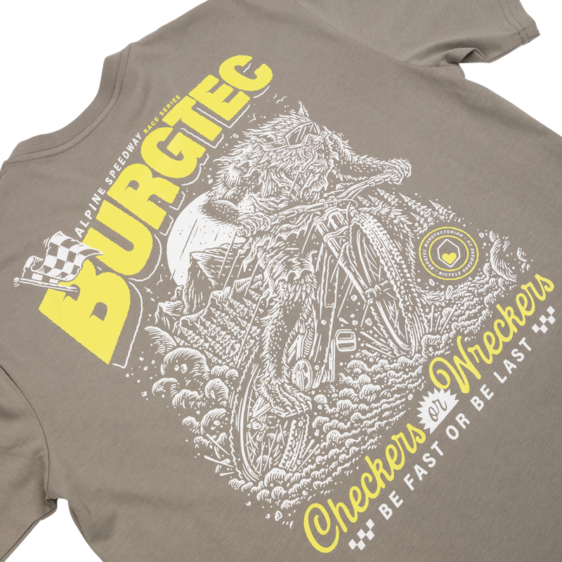 Burgtec - Alpine Speedway T-shirt in Granite-6