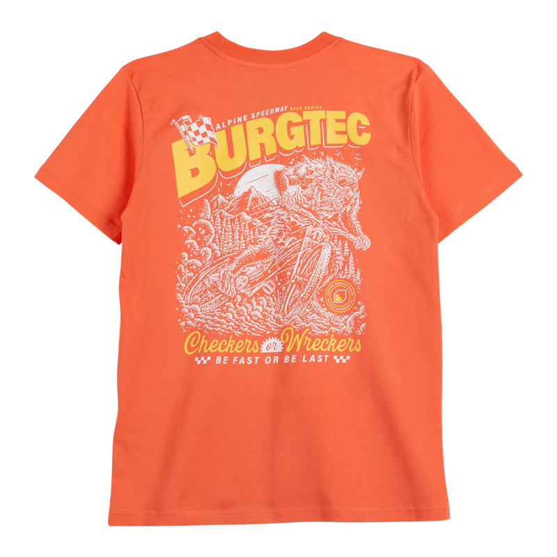 Burgtec - Youth Alpine Speedway Tee in Salmon Pink-3