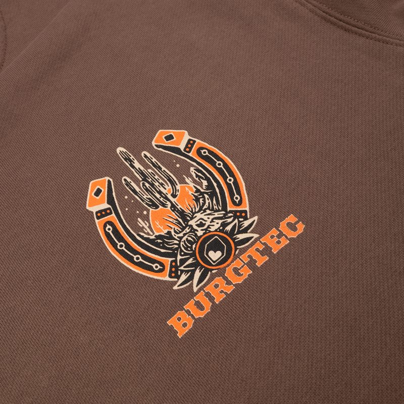 Burgtec - Wild Ride Casual Pullover Hoodie in Brown-3