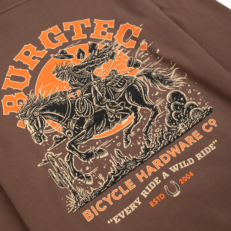 Burgtec - Wild Ride Casual Pullover Hoodie in Brown-5