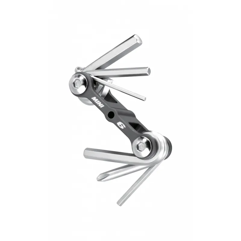 Topeak Mini 6 Folding Tool in Silver - Multi tool