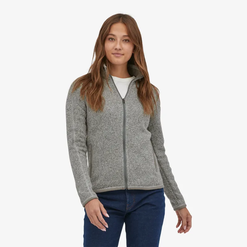 Patgonia Women's Better Sweater Jacket in Birch White