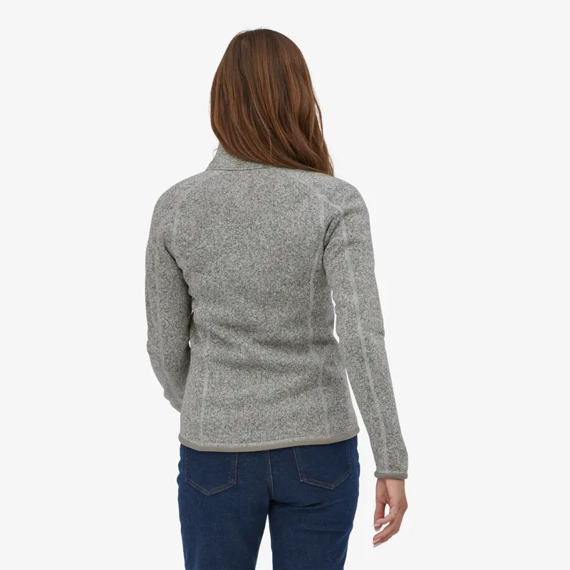 Patgonia Women's Better Sweater Jacket in Birch White-2