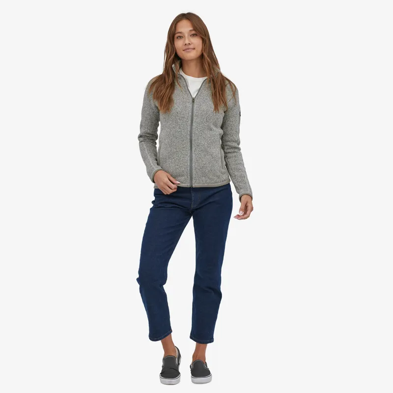 Patgonia Women's Better Sweater Jacket in Birch White-3