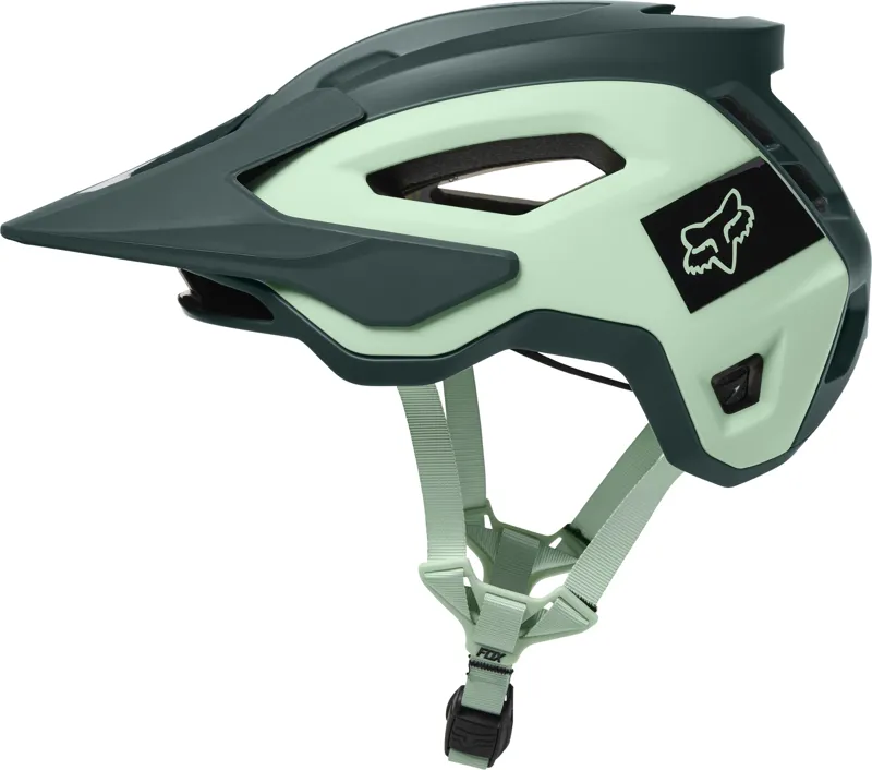 Fox Speedframe Pro Blocked Enduro Helmet - MIPS - Sea Foam-2