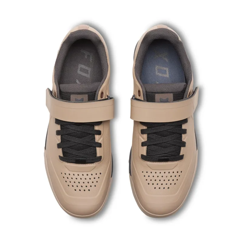 Fox Union Clipped MTB Shoe - Speed Strap - Mocha - Brand New-1