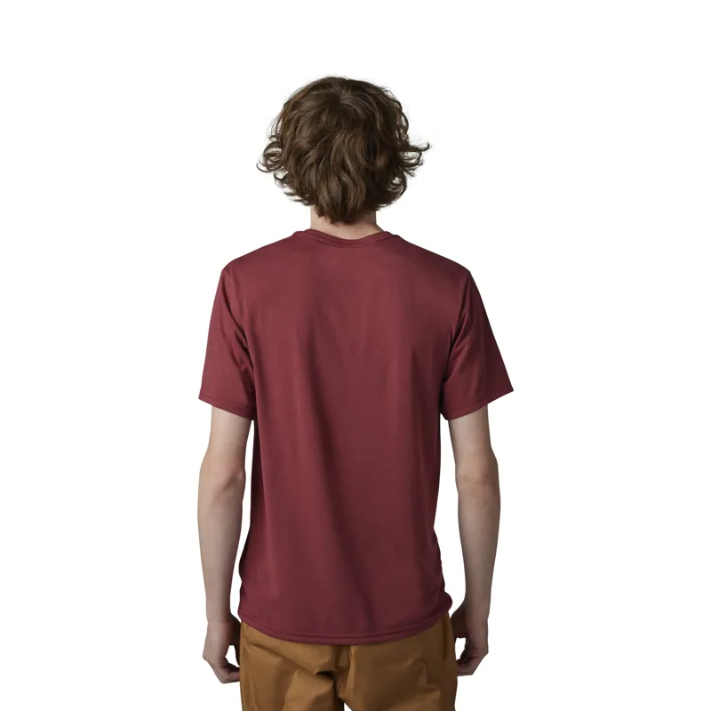 Fox Shield Tech Short Sleeve T-Shirt in Scarlet-1