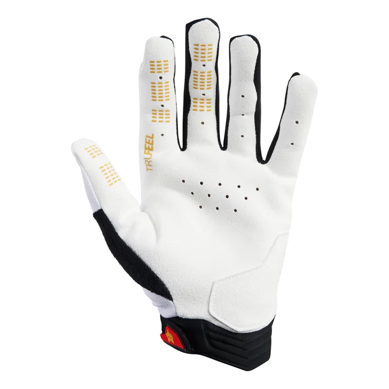 Fox Defend Race MTB Gloves in White-1