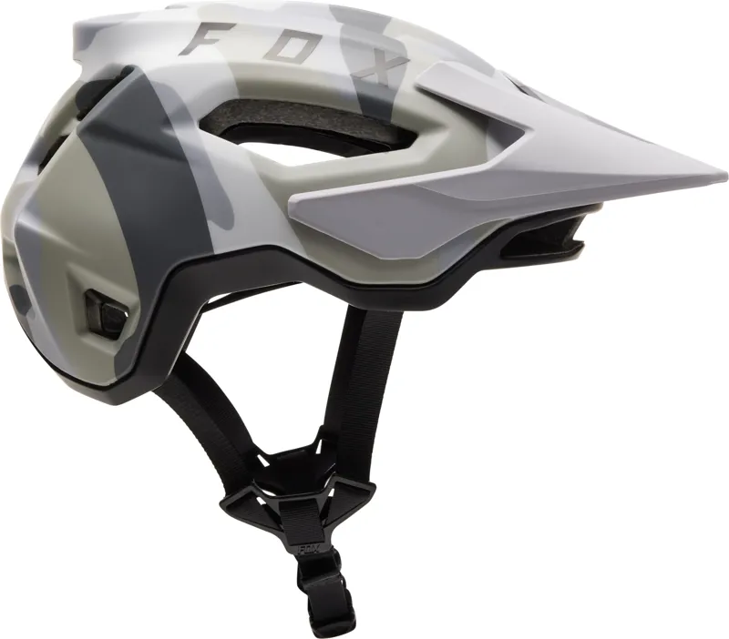 Fox Speedframe Camo Enduro MTB Helmet MIPS in Grey Camo