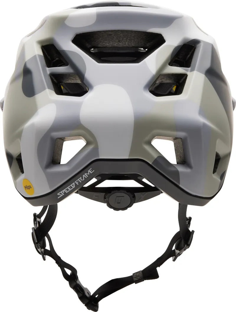 Fox Speedframe Camo Enduro MTB Helmet MIPS in Grey Camo-3