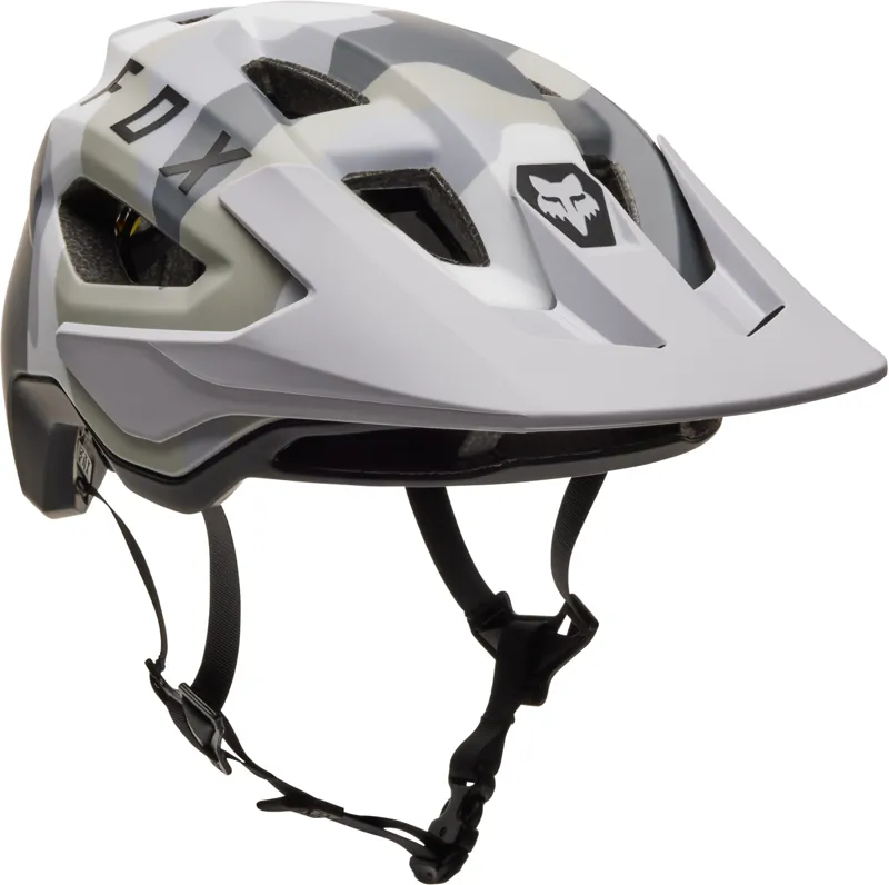 Fox Speedframe Camo Enduro MTB Helmet MIPS in Grey Camo-5