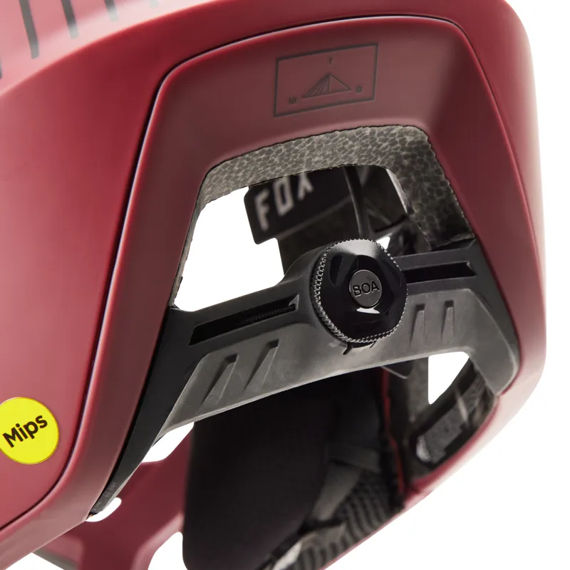Fox Proframe RS Full Face Helmet Mips Integra Split in Bordeaux-7