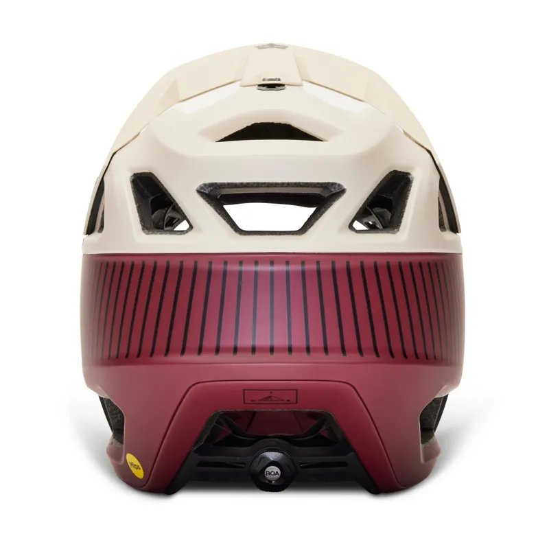 Fox Proframe RS Full Face Helmet Mips Integra Split in Bordeaux-2