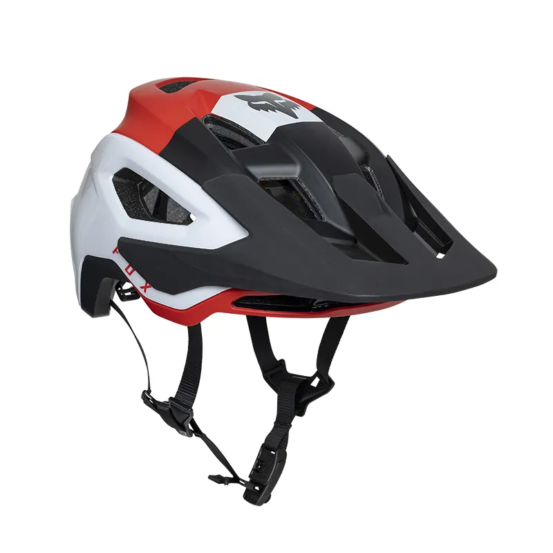 Fox Speedframe Pro Klif Enduro Helmet in Flo Red-1