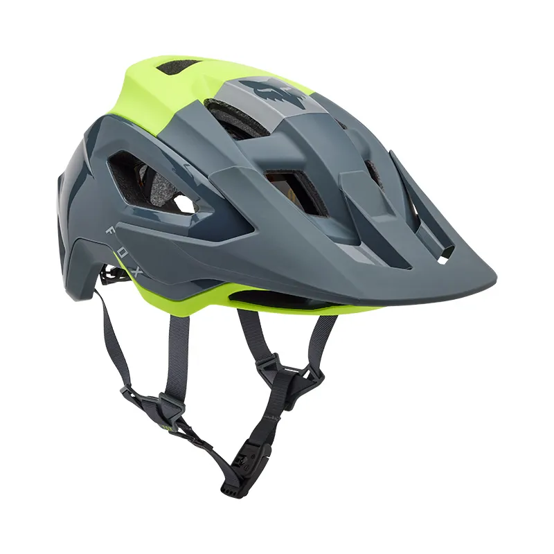 Fox Speedframe PRO KLIF - MIPS Enduro Helmet in Flo Yellow-1