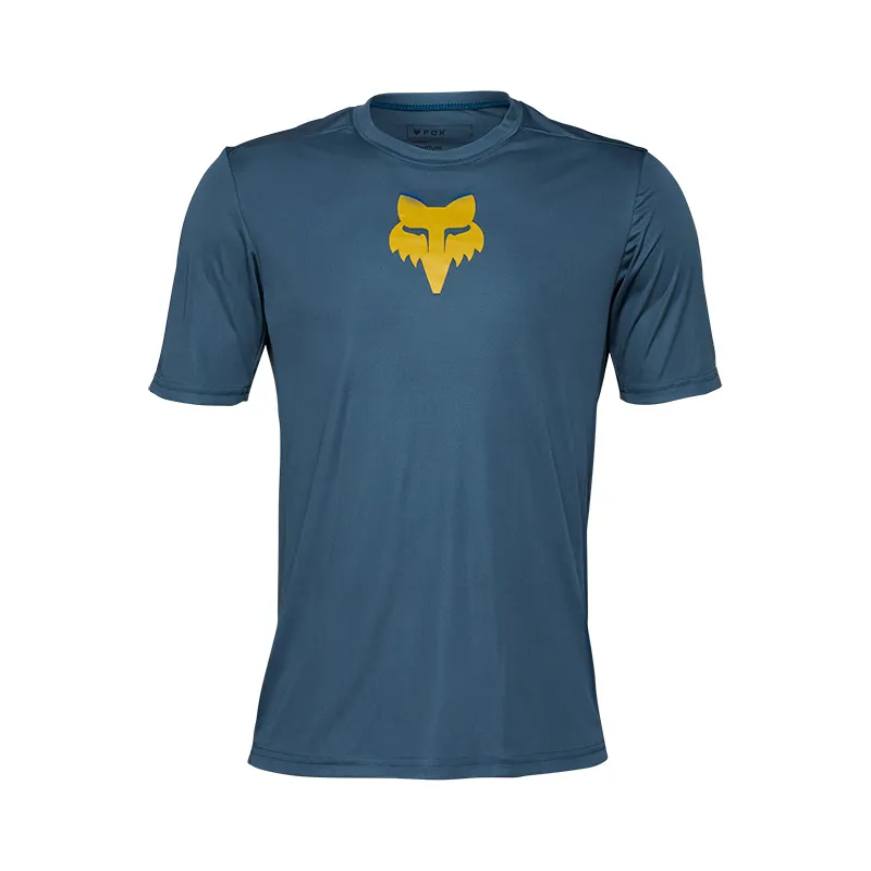 Fox Ranger Short Sleeve Mountain Bike Jersey Lab Head in Dark Vintage