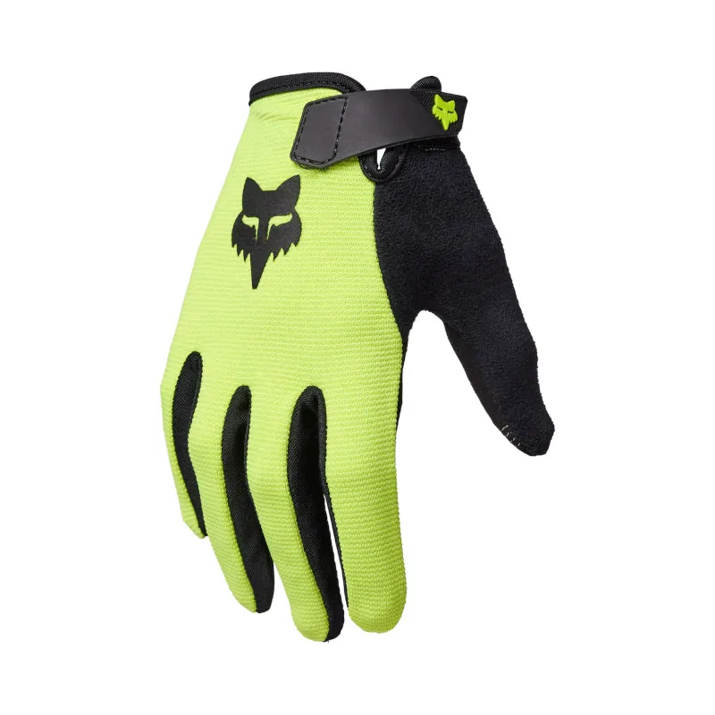 Fox Youth Ranger Mountain Bike Glove in Flo Yellow