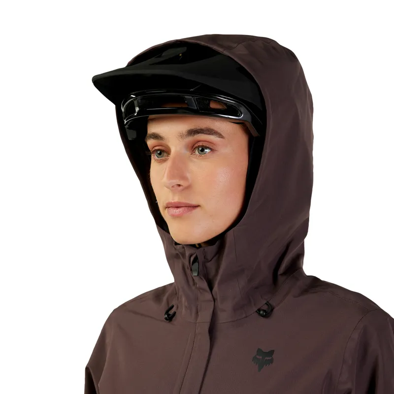 Fox Womens Ranger 2.5L Water MTB Jacket in Purple-7