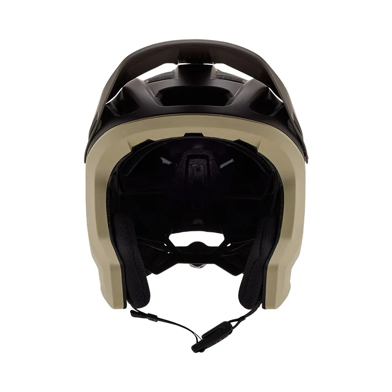 Fox Dropframe Pro NYF Enduro Helmet MIPS in Cream-2
