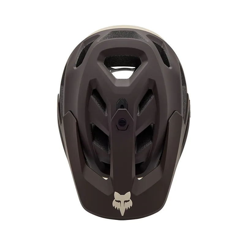 Fox Dropframe Pro NYF Enduro Helmet MIPS in Cream-3