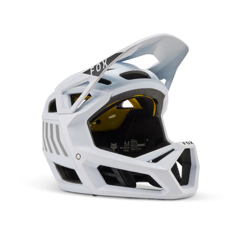 Fox Proframe Nace Full Face Helmet MIPS in White-1