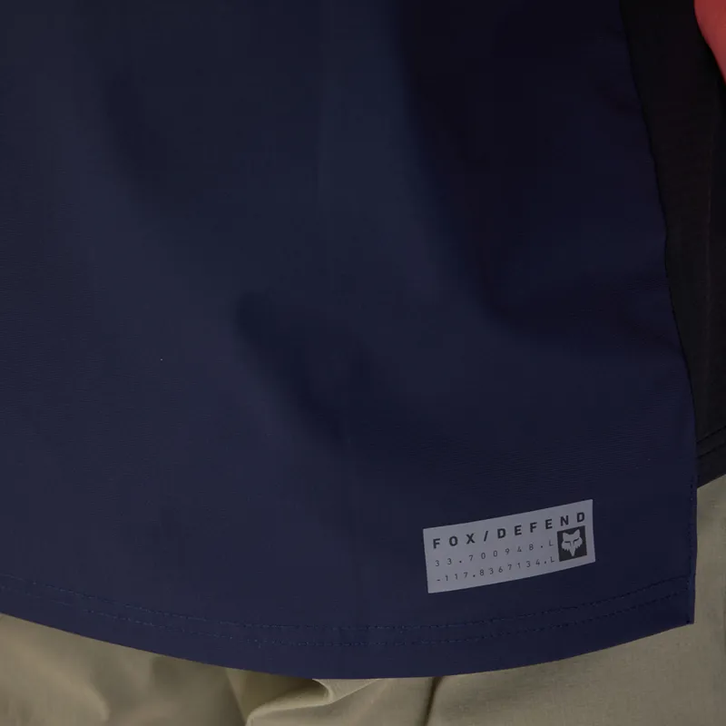 Fox Defend Thermal Long Sleeve Jersey Lunar in Black-6