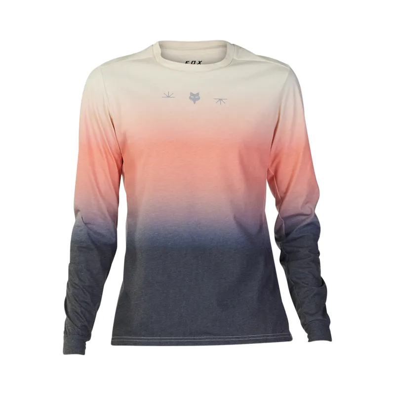 Fox Ranger DriRelease MID Jersey Lunar Long Sleeve in Bone