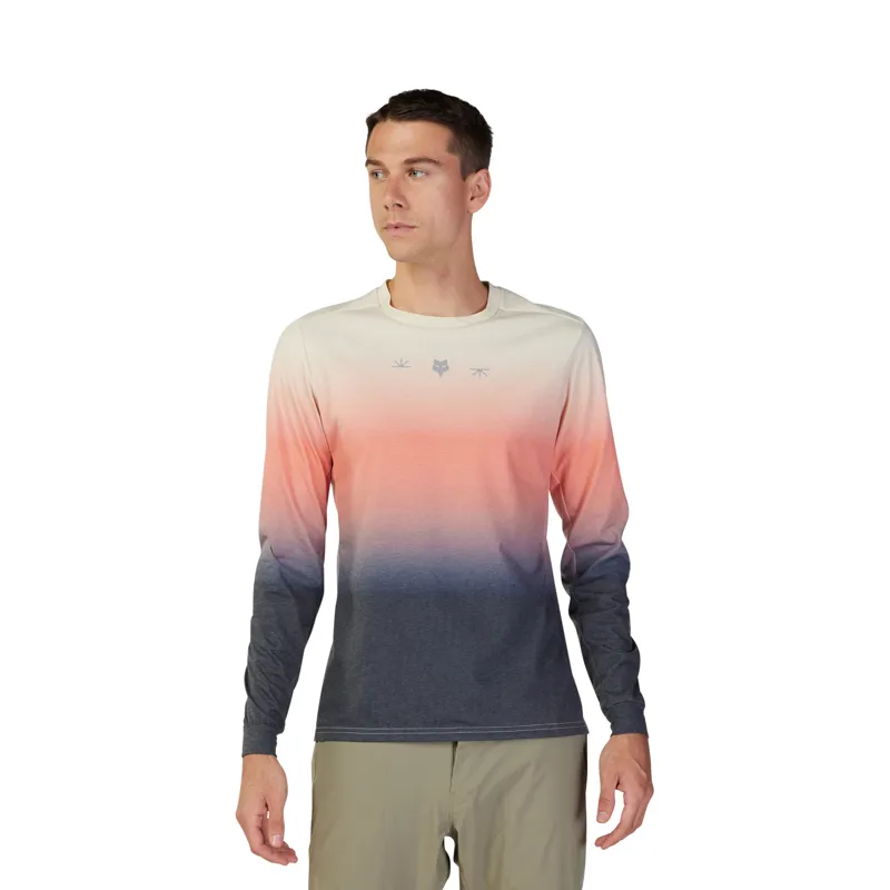 Fox Ranger DriRelease MID Jersey Lunar Long Sleeve in Bone-1