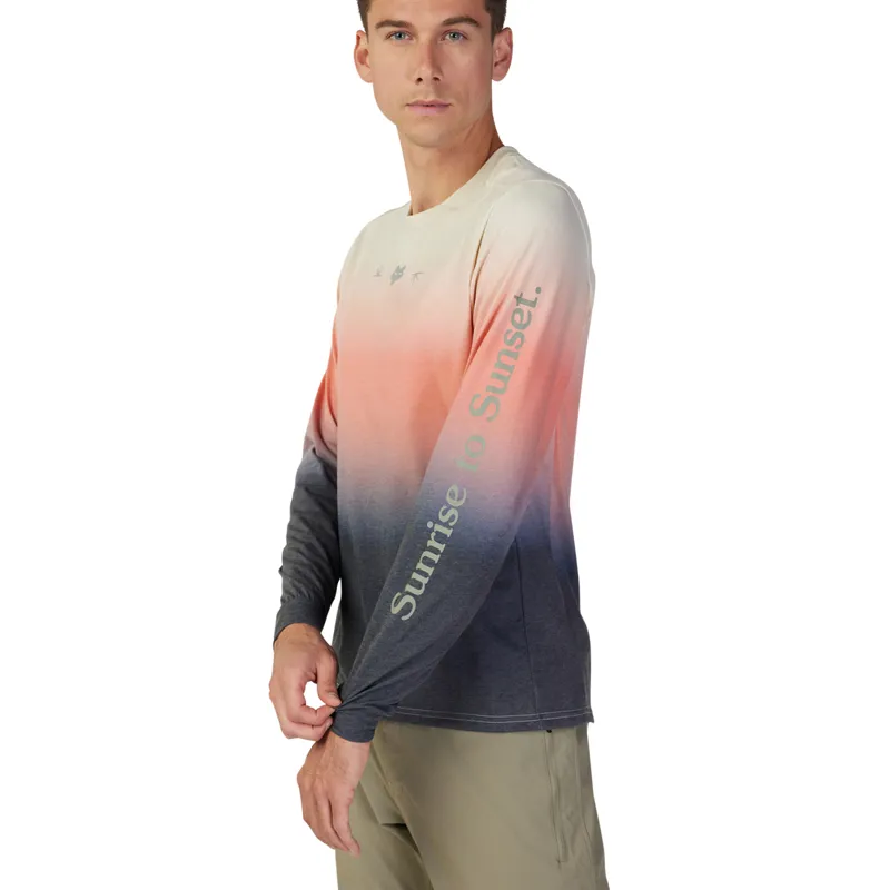 Fox Ranger DriRelease MID Jersey Lunar Long Sleeve in Bone-4