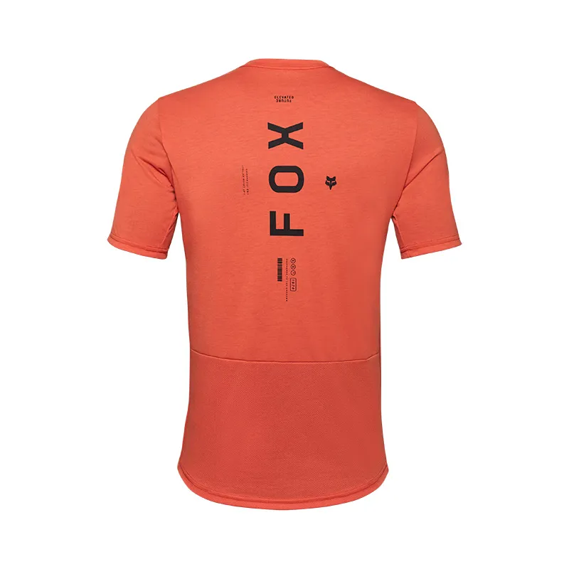 Fox Ranger DriRelease Alyn Long Sleeve Mountain Bike Jersey in Atomic Orange-1