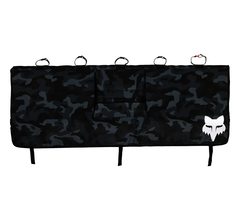 Fox Tailgate Cover - Standard UK Size 5 Bikes in Black Camo
