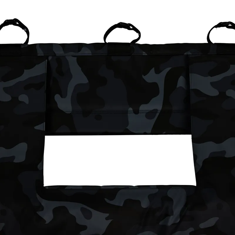 Fox Tailgate Cover - Standard UK Size 5 Bikes in Black Camo-2
