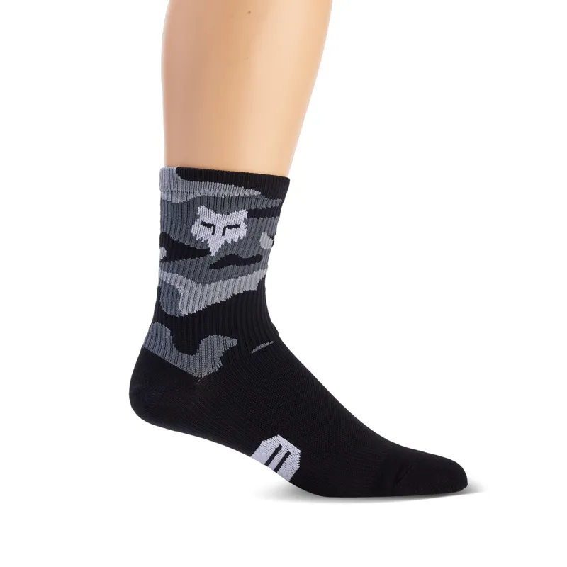 Fox 6 inch Ranger Sock in Black Camo