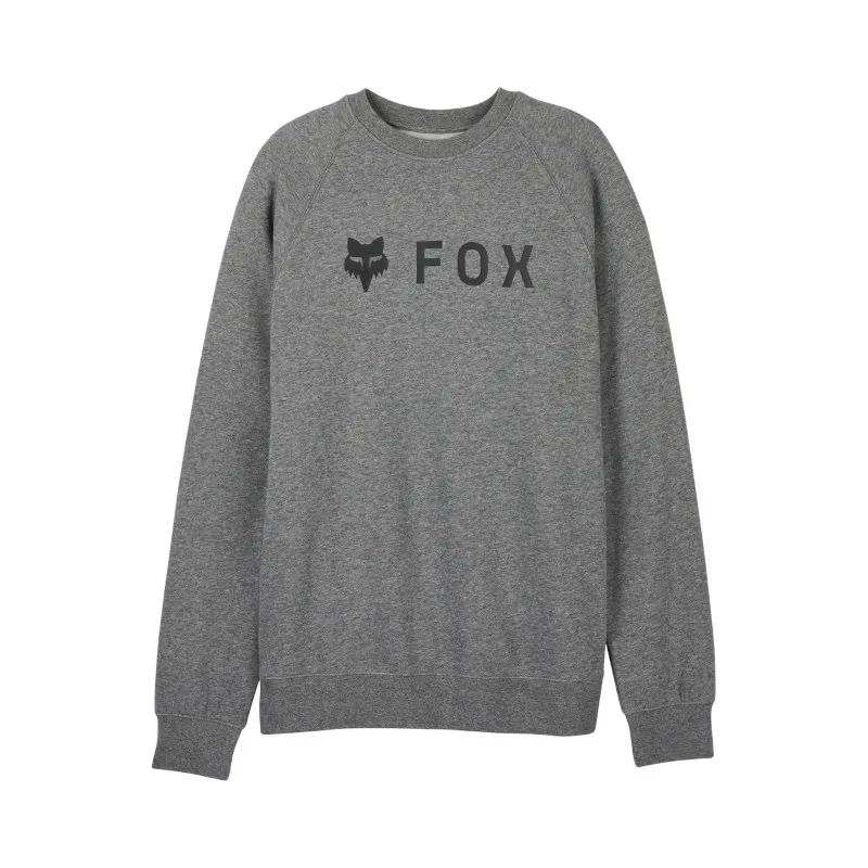 Fox Absolute Fleece Crew Sweatshirt in Heather Graphite-3