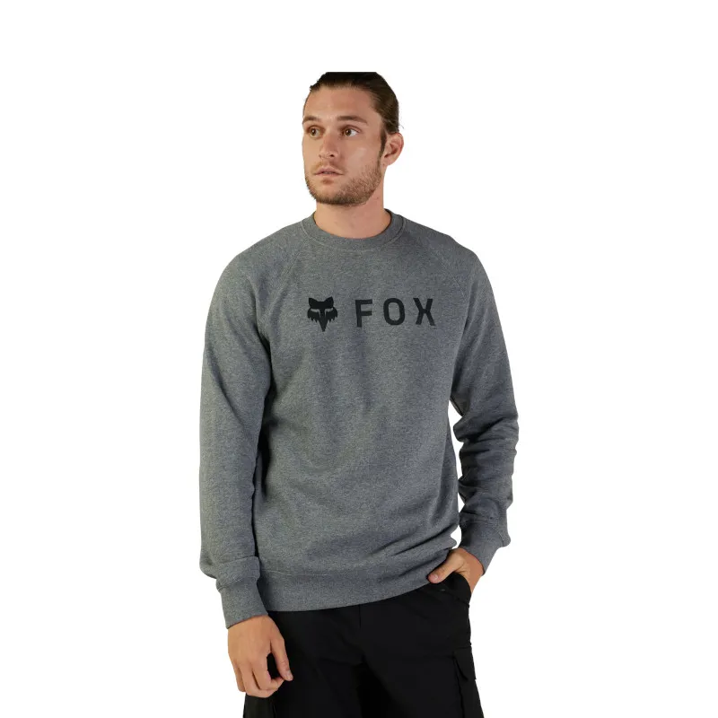 Fox Absolute Fleece Crew Sweatshirt in Heather Graphite-5