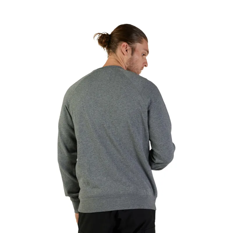 Fox Absolute Fleece Crew Sweatshirt in Heather Graphite-6