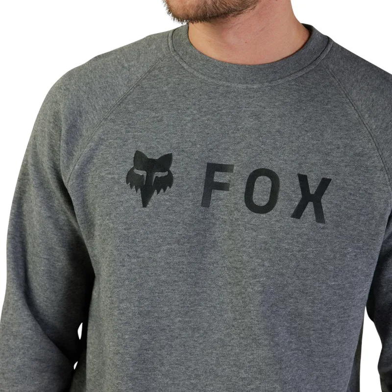 Fox Absolute Fleece Crew Sweatshirt in Heather Graphite-7
