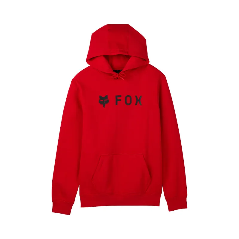 Fox Absolute Fleece Casual Pullover Hoodie in Flame Red-2