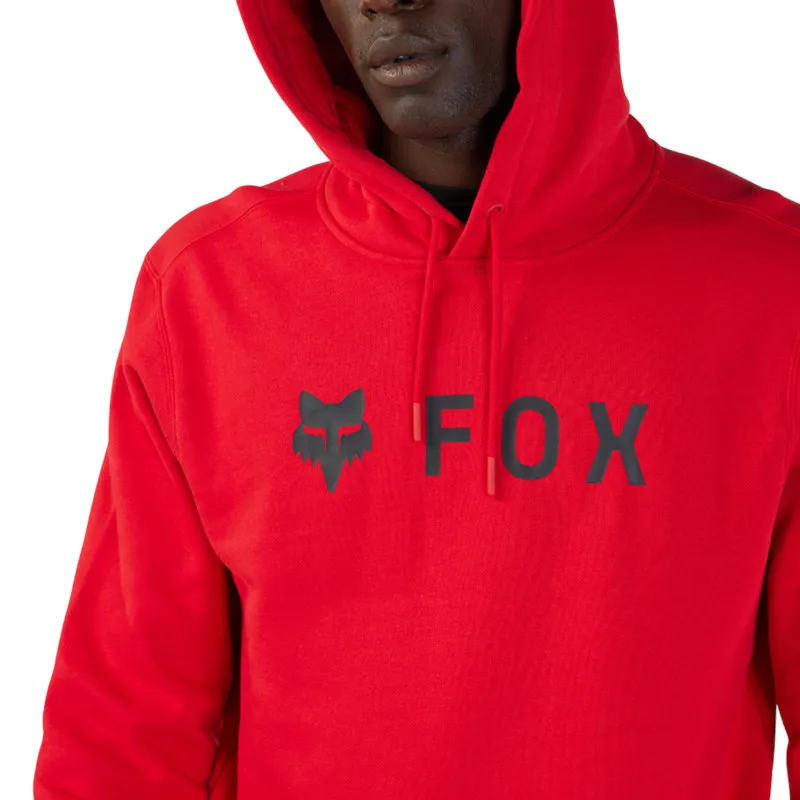 Fox Absolute Fleece Casual Pullover Hoodie in Flame Red-5