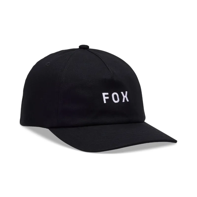 Fox Woodmark Adjustable Hat in Black / White