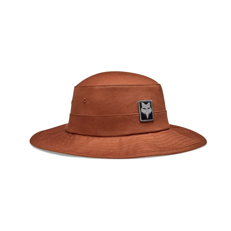 Fox Base Over Sun Hat - Two Size Available in Saddle Brown
