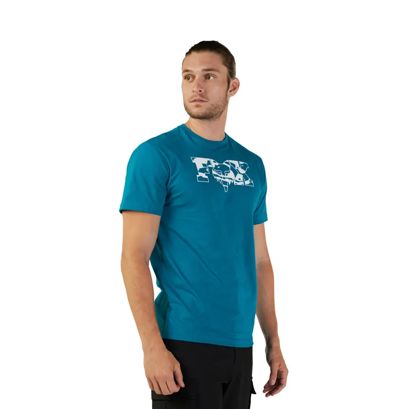 Fox Cienega Short Sleeve Premium Tee in Maui Blue-2