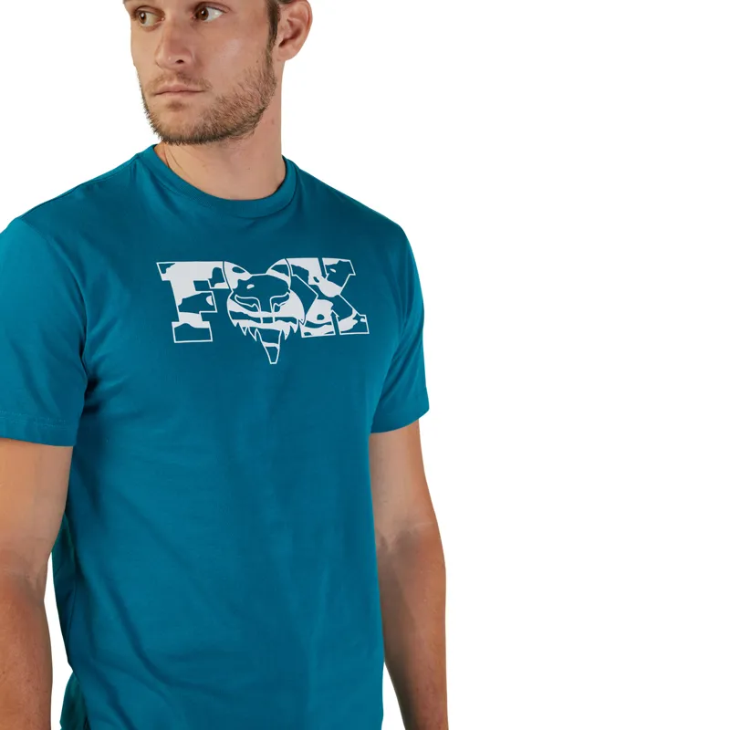 Fox Cienega Short Sleeve Premium Tee in Maui Blue-3
