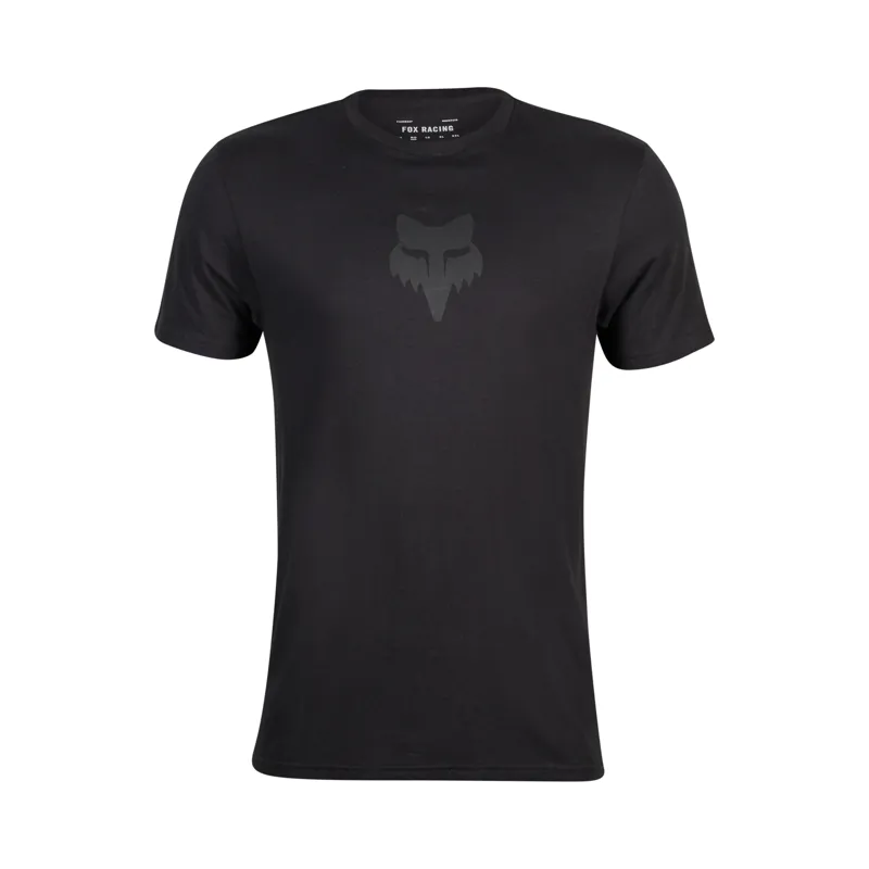 Fox Head Short Sleeve Premium Casual T-Shirt in Black/Black-4