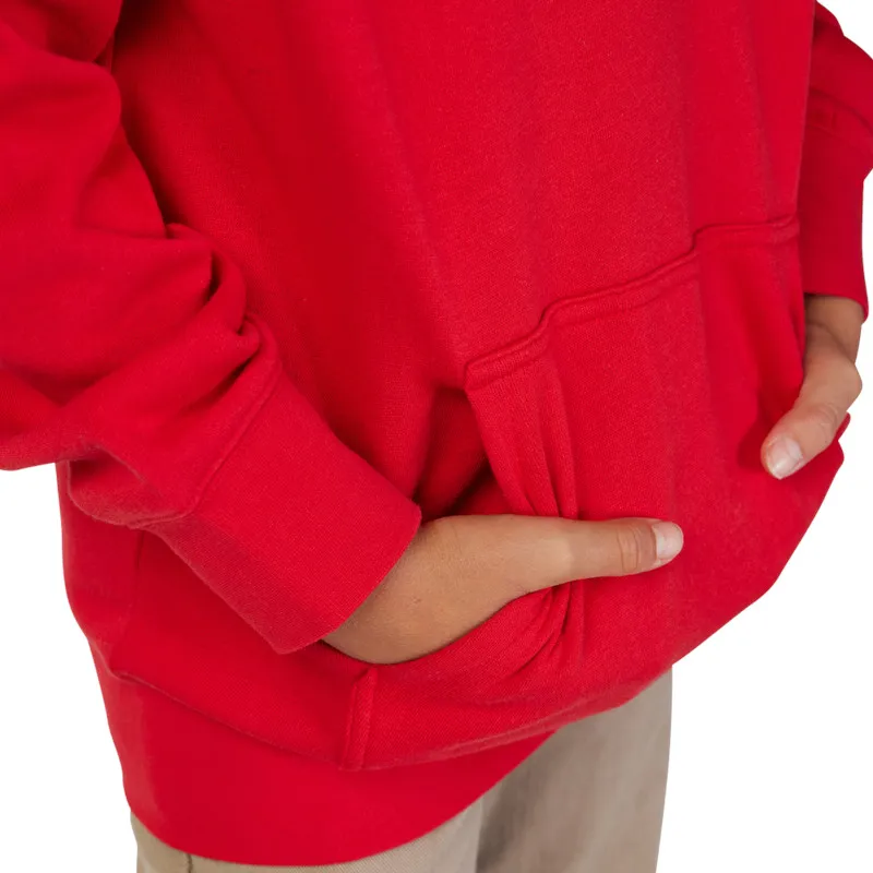 Fox Youth Absolute Fleece Pullover Jumper in Flame Red-4